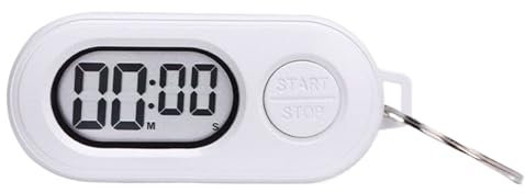 Min-i Digitaluhren, geeignet für Schlüssel, Schlüsselband, Rucksack, tragbare Sport-Stoppuhr, Schlüsselanhänger, LCD-Bildschirm, Digitaluhr, leichtes Countdown-Zubehör