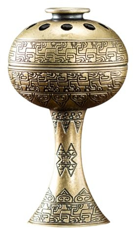 Metall Räucherständer - Metallischer Kerzenwärmer,Wohnkultur Skulptur Für Entspannung Meditation Yoga Raum Hotel Terrasse Zeremonie Restaurant Außenbereich