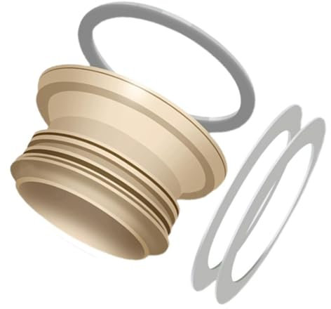 SEWACC Toiletten Dichtungsring für Toiletten Geruchsneutraler Dicker Flansch Dichtungsring für Einfache Installation Langlebige und Sichere Abdichtung