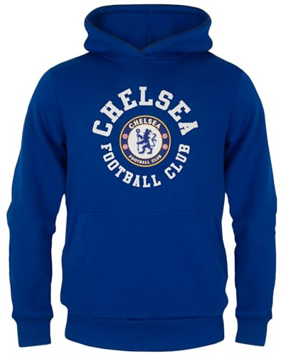 Chelsea Boys Hoody Fleece Graphic Kids OFFICIAL Football Gift