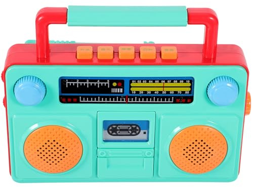 FRCOLOR Radio Garçon Fille Éducatif Abs Simulation Interactive pour Garçons et Filles Apprentissage Ludique Couleur Aléatoire