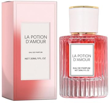 ECDF Parfum Phéromones pour Femme, Parfums Aux Phéromones Pour Attirer Les Hommes, Parfume D'huile De Phéromones Longue Durée, Parfums Floral Cologne Pour Femmes 30ml (Rose)