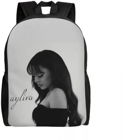 HFDGFJKKL Rucksack Custom A-Ayliva Cool Laptop Männer Frauen Basic Buch für College Schüler Star Rapper Halloween und Weihnachtsgeschenke