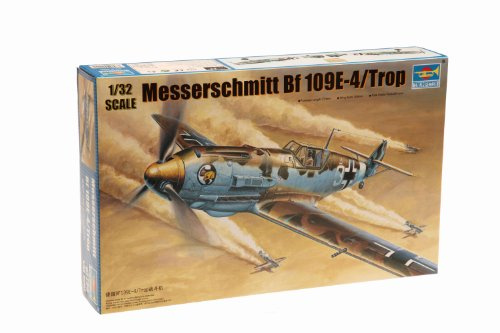 Trumpeter 02290 Modellbausatz Messerschmitt Bf 109E-4/Trop, Verschieden
