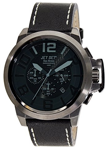 Jetset Uhr mit japanischem Quarzuhrwerk Man J6190B-267 50 mm