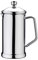 Café Stal Originals Range Single-Wall 18/10 Stainless Steel Elegant Plunger Cafetiere, 8-Cup, Mirror Finish