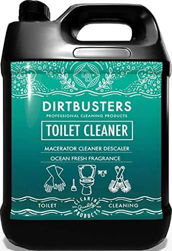 Dirtbusters Toilet Macerator Cleaner & Descaler, Deep Cleaning With Limescale Remover, Safe To Use With Pump Units, Toilets, Septic Tanks, Macerators & Urinals (5L)