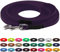 LENNIE BioThane Schleppleine, 19mm, Hunde ab 35kg, 5m lang, mit Handschlaufe, Lila/Violett, genäht