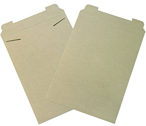 BOX USA BRM6 Flache Versandtaschen, 33 x 45,7 cm, Kraftpapier, 100 Stück