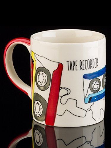Art W. Orker Limited Pop Art Tasse, Motiv Kassette