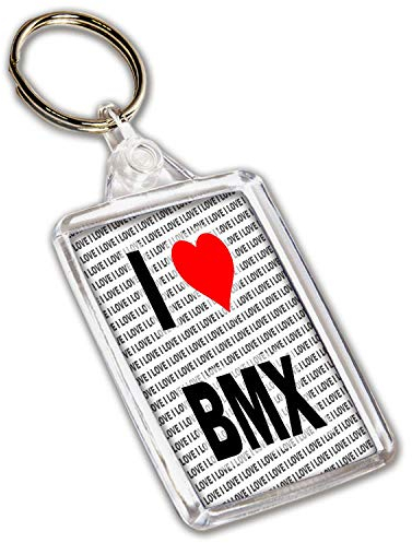 SchlüsselanhängerI Love BMX – Geschenk – Geburtstag – Weihnachten – Strumpffüller