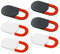 Tamkyo 6 Pack Webcam Cover Slide Ultra Thin Round Laptop Camera Cover Slide Privacy for Computer Pro