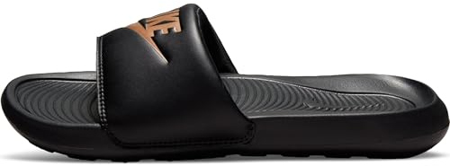 Nike Damen Victori One Slide Sandal, Black/Metallic Red Bronze-Black, 40.5 EU