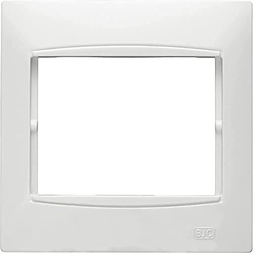 BJC Coral - Marco de 1 elemento horizontal con embellecedor intermedio integrado (sin bastidor), Blanco ,21211