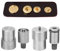 4 pezzi stampo a bottone a pressione, kit di ricambio in acciaio inox argento per parti di macchina di pressatura a mano per bottone a pressione 651/633/831