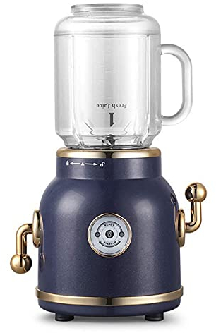 Rétro électrique Mini Juicer Juice Maker Smoothie Maker Blender & Bouteilles de sport portables 1000Ml, pour Milkshake, Fruits Légumes, Broyeur Grain De Café Épices Graines De Noix Herbe