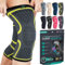 MODVEL Ginocchiera, 2 Tutore a Compressione per uomo e donna, Tutore per il fascia ginocchio per sportiva, palestra, ginocchiere Ortopedica supporto per recupero lesioni Menisco, Sollievo Dolori (M)