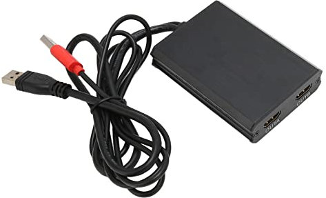 Septpenta USB 3.0 Zu Dual HD Multimedia Interface Monitor Display Adapter, 4K 60Hz Auflösung, Spiegelungs und Erweiterungsmodus, Aus Aluminiumlegierung für Windows OS