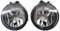 Feriany 1 Paar Nebelscheinwerfer-Lampen für X3 F25 X4 F26 X5 F15 F16 2010-20 ohne Leuchtmittel 63177238787 63177238788