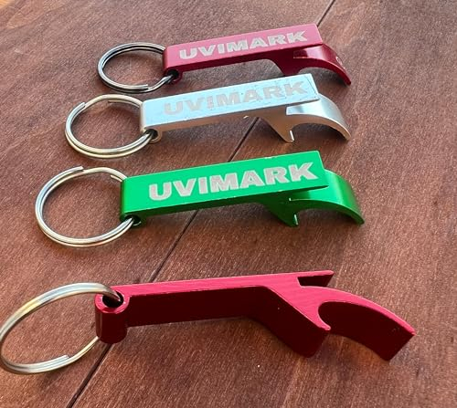 Uvimark - 50 Llaveros Abrebotellas Personalizados Para Regalos de Boda, Regalos de Empresa, Detalles Personalizados, Promociones, Eventos, Celebraciones