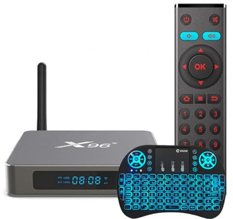 CHROX Android 11.0 TV Box, X96 X6 Dispositivo De TV Inteligente 8GB RAM 128 GB ROM Rockchip RK3566 CPU 2.4G/5G Dual WiFi 1000M USB 3.0 H.265 8K Ultra HD Set Top TV Box,8gb+64gb