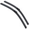 Escobillas Limpiaparabrisas Coche para Fiat Ducato 2006-2016,Longitud: 26+22 Escobillas limpiaparabrisas para el Parabrisas (frontal) - Escobillas Planas,Black