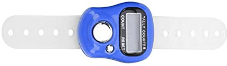 Acouto Lap Counter For Swimming Electric Finger Counter With Resettable 5 Digit Lcd Hand Tally Counter For Praying And Walking Abs+Siliconelt Swimming Lap Counter Finger Counter