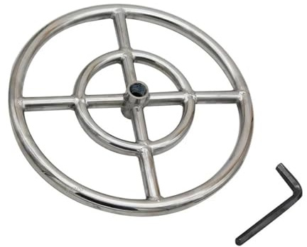 Propan und Erdgas Kamin Feuerstelle 12 Zoll 304 Edelstahl Propan Feuerstelle Ring Brenner