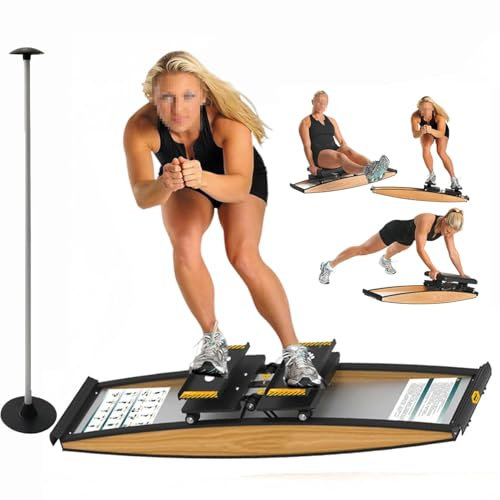 Ski-Trainingsgerät für zu Hause, Skitrainer mit Skistöcken, einstellbarer Widerstand 0–100 kg, Snowboardtrainer, maximale Belastung 150 kg, verbessert Koordination, Gleichgewicht und Ausdauer