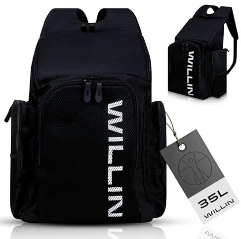 Mochila de 35 litros Impermeable para Mujer y Hombre unisex, bolsa Deportiva Ideal para Gimnasio, Natación, Piscina y Actividades al Aire Libre con múltiples bolsillos, cómoda y funcional (35 Litros)