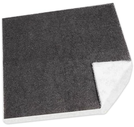 SPARES2GO Carbon + Foam Grease Filter Kit for Baumatic Cooker Hood Vent Extractors (Cut to Size, 57cm x 47cm)