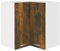 HETFTJN Barschrank Küchenunterschrank Küchenschränke Vorratsschrank - Eck-Hängeschrank Räuchereiche 57x57x60 cm Holzwerkstoff für Küche Esszimmer Wohnzimmer Badezimmer