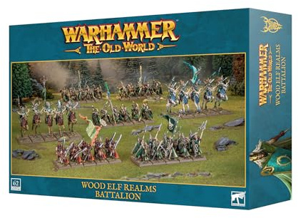 Games Workshop - Warhammer - The Oid World - Wood Elf Realms: Battalion (Army Box Set)