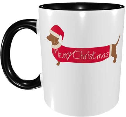 Personalizada Tazas, Taza De Desayuno Perro Tejonero Maravillosa Taza De Cerámica Para Cocina Leche 330Ml