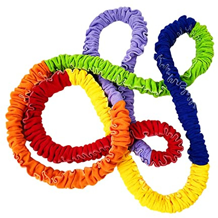 Banda elástica cooperativa de 10 m, movimiento dinámico, juego en grupo, banda de resistencia multifunción para actividades de parque infantil, niños y niños
