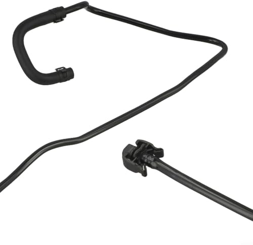 NexRen Tubo Di Troppopieno Del Serbatoio Del Radiatore Per Ford Fiesta 1.6L (2011-2019) - Sostituzione Diretta, OEM Spec 8V2Z-8B081-B, Nero