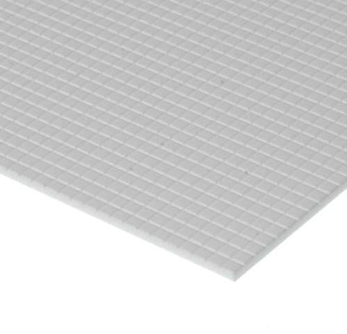 evergreen 4501 paving slabs, 1 x 150 x 300 mm, grid 1.6 mm, 1 piece, white, très petit