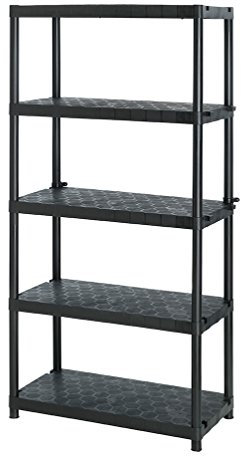 Allibert 225190 Sigma Etagère 18 avec 5 tablettes