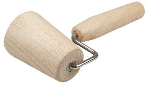 Gravidus Eckenroller konisch aus Holz Teigrolle