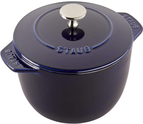 Staub Cast Iron 1.5-qt Petite French Oven - Dark Blue