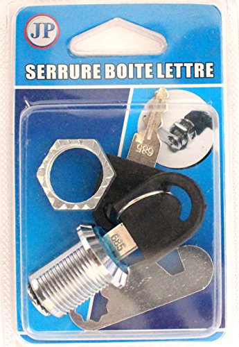 Serrure de Boîte aux Lettres Universelle - 2 clé - Tiroir Placard Armoire - 20 mm