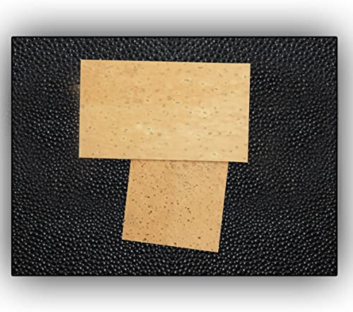 Korkplatten 1,5mm für Holzblasinstrumente Saxophon/Klarinette Reparatur Korkplatte portugiesischer Kork zB für S-Bögen oder Klappen 1.5 mm 2 Stück