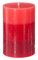 Dreifarbige Kerze parfümierte rote Früchte H10