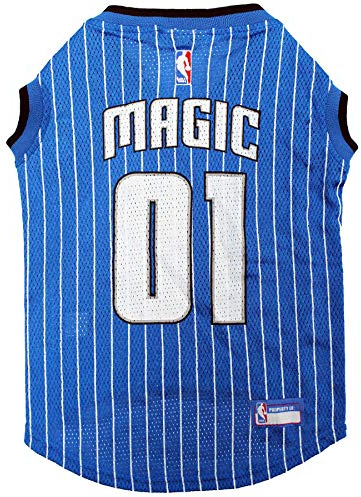Pets First NBA ORLANDO MAGIC DOG Jersey, Medium - Tank Top Basketball Pet Jersey