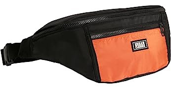 Urban Classics Unisex-Erwachsene 2-Tone Shoulder Bag Umhängetasche Mehrfarbig (Blk/Orange)