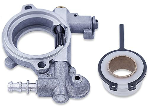 Pompe à Huile pour STIHL 024 AV MS 260 MS 240 Série Tronçonneuse, AUMEL Pompe à Huile avec Vis sans Fin Kit de Pièces de Haute Qualité, Remplace 1121 007 1043