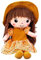 Stoffpuppe 40 cm flauschiges Plüsch Stofftier weiche Puppe mit Hutrock schönes Ragdoll-Spielzeug handgefertigte Stoffpuppe weiche Baby-Puppe Mädchenpuppe Schlafpartner-Puppe als Geburtstagsgeschenk