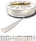 Sandras-Bastelladen Schrägband/Einfassband Satin gefalzt 20m x 20mm 006-Hellgrau