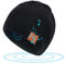 flintronic Bluetooth Beanie Mütze, Winter Wärmer Wiederaufladbare Strickmützen, Pferdeschwanz Mützen Ideen Musik Mütze Tech Geschenke für Männer Frauen