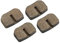 Akozon Bremsbeläge, 4pcs Scheibenbremsbelagsatz Hinten Keramik Ersatz für MOTOVOX MBX10 MBX11 Mini Bike Go Kart Roller